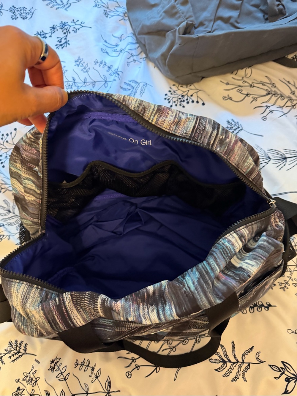 Ivivva Multi-Color Patterned Duffel Bag - Picture 2 of 2